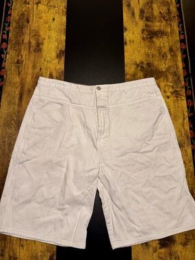 Marithe Francois Girbaud White Shorts Size 44 Cotton Casual Streetwear